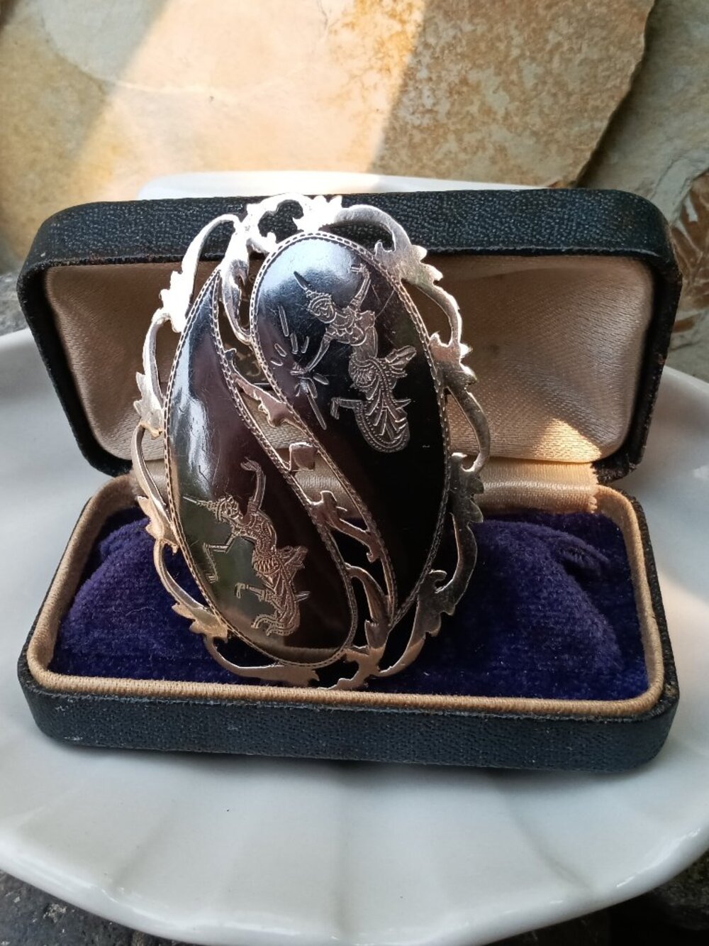 Large 1940's Neilloware (Sterling) Brooch